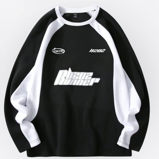 AETHR ARES – Men`s Oversized Raglan Crew Sweatshirt | Sportlife