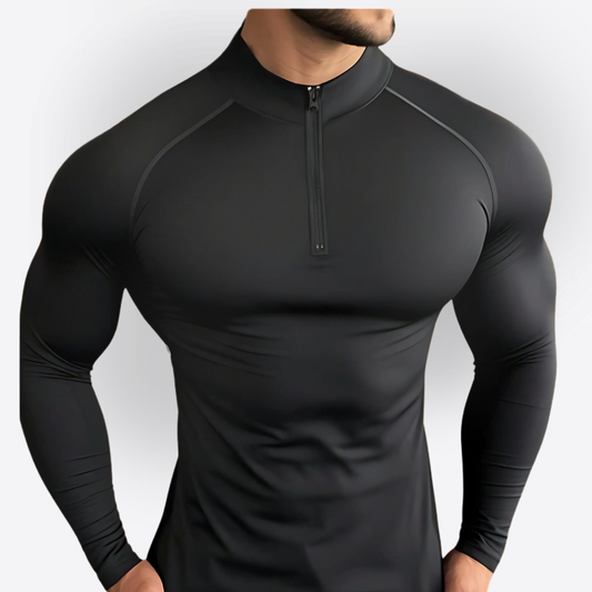 AETHR SPARTAN– Long Sleeve Zip Training Top