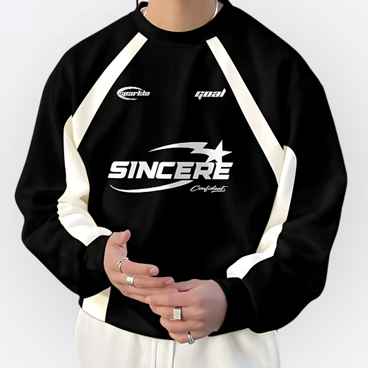 AETHR HADES — Men’s Oversized Raglan Sports Sweatshirt| Sportlife