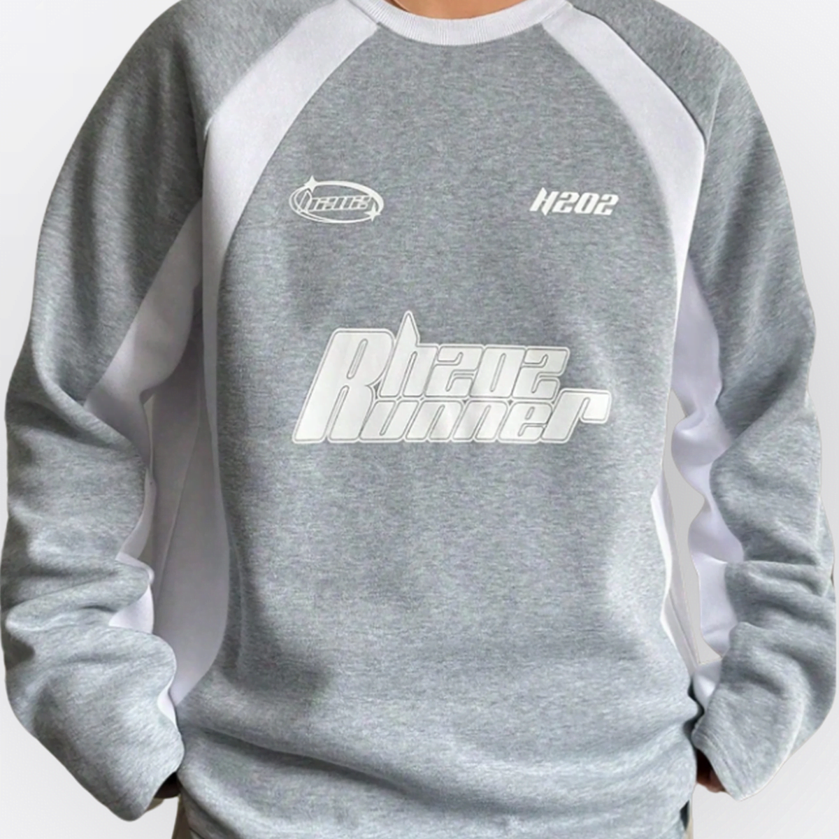 AETHR ARES – Men`s Oversized Raglan Crew Sweatshirt | Sportlife