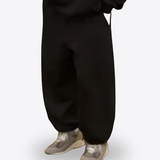 AETHR Kronos Baggy Jogger – Men’s Black Oversized Sweatpants