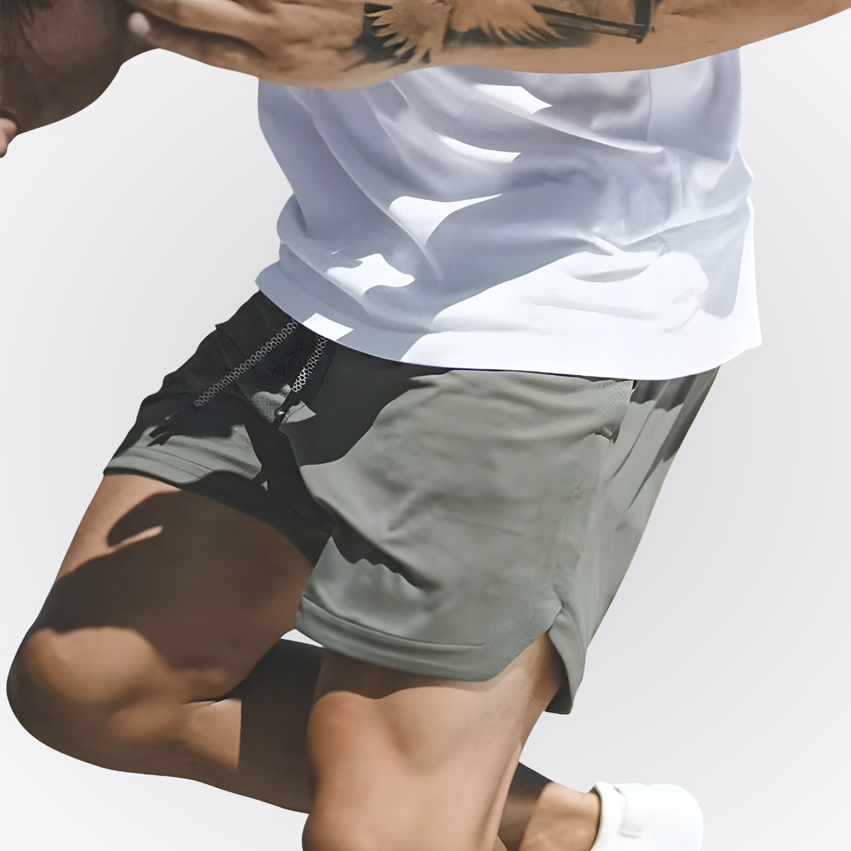 AETHR PRIME, Gym Running Shorts With Liner