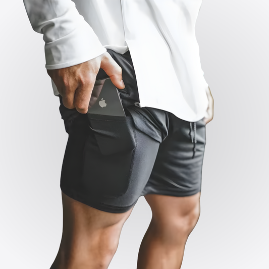 AETHR PRIME, Gym Running Shorts With Liner