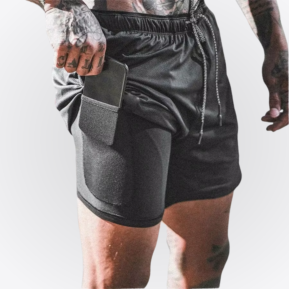 AETHR PRIME, Gym Running Shorts With Liner